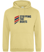 STOPPING THE BOATS RTC Unisex Hoodie - Image 7