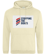 STOPPING THE BOATS RTC Unisex Hoodie - Image 3