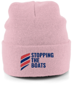STOPPING THE BOATS RTC Cuffed Embroidered Beanie - Image 10
