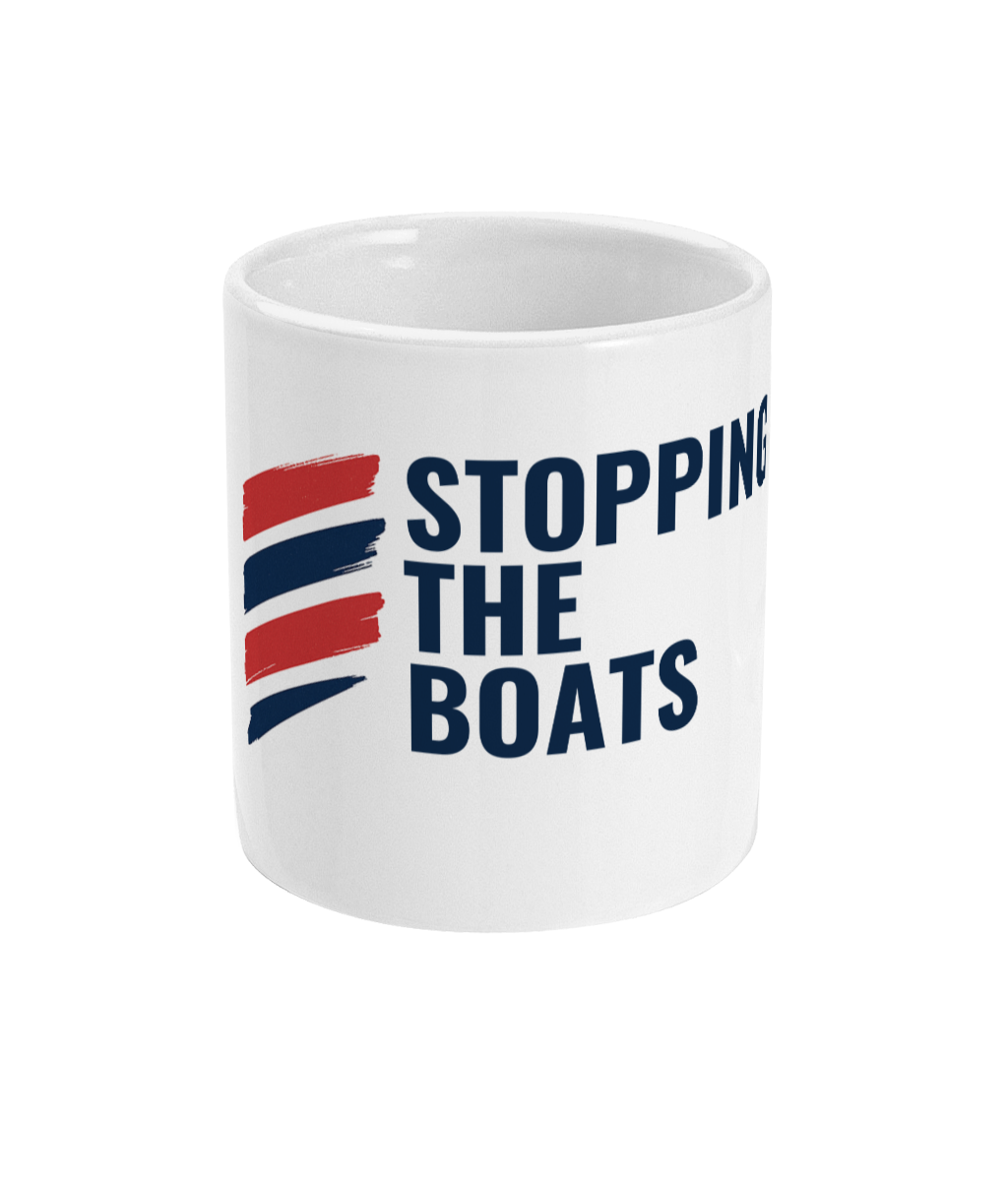 mockup-22fe984720b2a31ba5709f245031409e.png STOPPING THE BOATS RTC Mug - Image 1