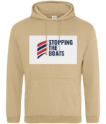 STOPPING THE BOATS RTC Unisex Hoodie - Image 73