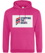 STOPPING THE BOATS RTC Unisex Hoodie - Image 63