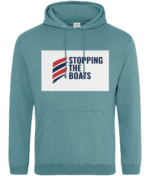 STOPPING THE BOATS RTC Unisex Hoodie - Image 15