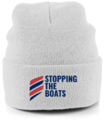 STOPPING THE BOATS RTC Cuffed Embroidered Beanie - Image 14