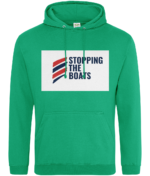 STOPPING THE BOATS RTC Unisex Hoodie - Image 49