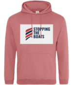 STOPPING THE BOATS RTC Unisex Hoodie - Image 65