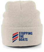 STOPPING THE BOATS RTC Cuffed Embroidered Beanie - Image 16