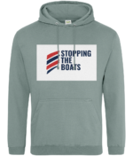STOPPING THE BOATS RTC Unisex Hoodie - Image 69