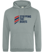 STOPPING THE BOATS RTC Unisex Hoodie - Image 8