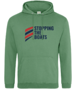 STOPPING THE BOATS RTC Unisex Hoodie - Image 36