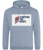 STOPPING THE BOATS RTC Unisex Hoodie - Image 70