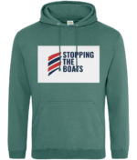 STOPPING THE BOATS RTC Unisex Hoodie - Image 39