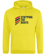 STOPPING THE BOATS RTC Unisex Hoodie - Image 5