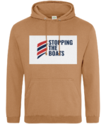 STOPPING THE BOATS RTC Unisex Hoodie - Image 84