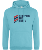 STOPPING THE BOATS RTC Unisex Hoodie - Image 3