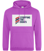 STOPPING THE BOATS RTC Unisex Hoodie - Image 25