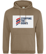 STOPPING THE BOATS RTC Unisex Hoodie - Image 42