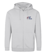 RAISE THE COLOURS Unisex Embroidered Zip Up Hoodie - Image 10
