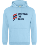 STOPPING THE BOATS RTC Unisex Hoodie - Image 6