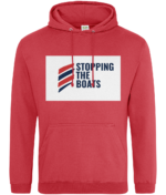 STOPPING THE BOATS RTC Unisex Hoodie - Image 12