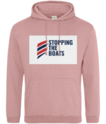 STOPPING THE BOATS RTC Unisex Hoodie - Image 67
