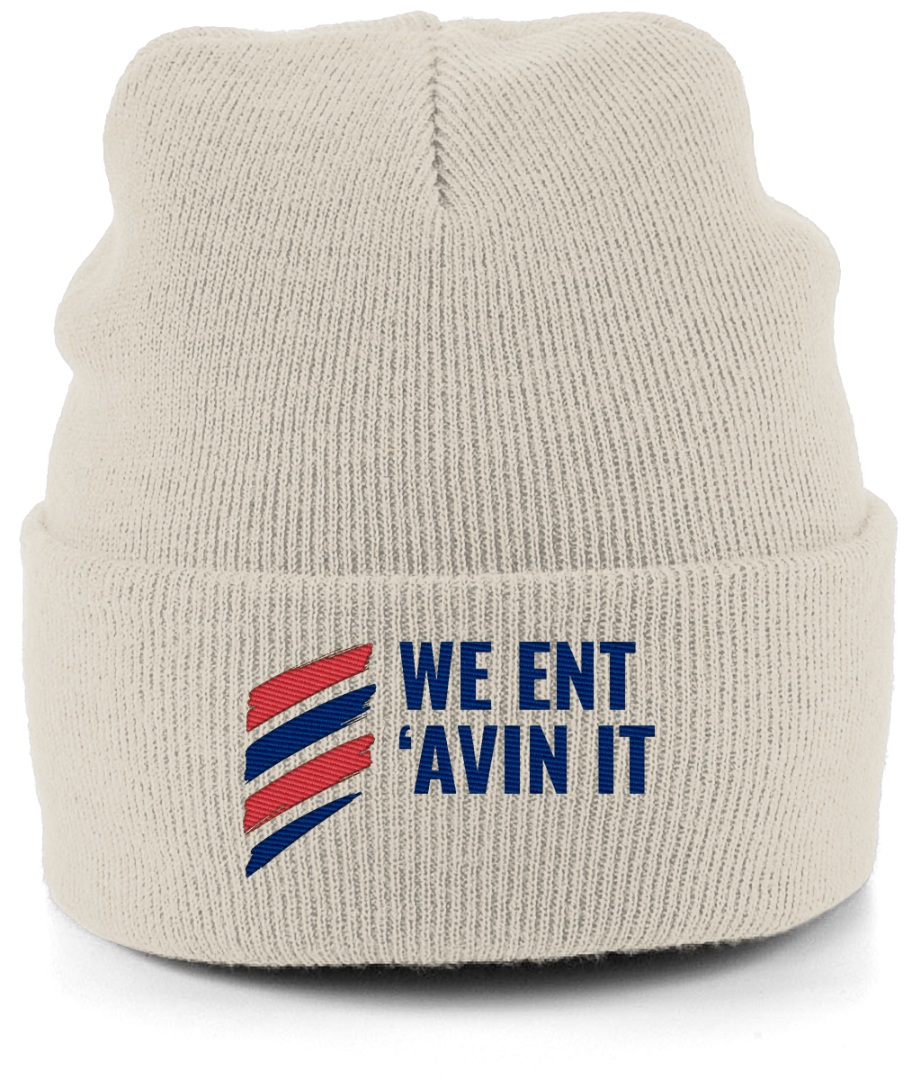 mockup-b1e280eab0e2408af61927e1fc05ec2f-2.png WE ENT 'AVIN IT RTC Cuffed Embroidered Beanie - Image 1