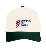 STOPPING THE BOATS RTC Two Tone Embroidered Baseball Cap - Image 3