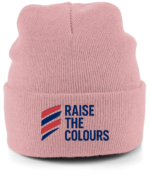 Raise the Colours Cuffed Embroidered Beanie - Image 5