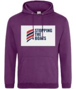 STOPPING THE BOATS RTC Unisex Hoodie - Image 43