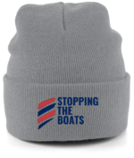 STOPPING THE BOATS RTC Cuffed Embroidered Beanie - Image 15
