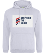 STOPPING THE BOATS RTC Unisex Hoodie - Image 40